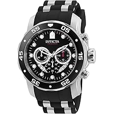 Invicta Men's Pro Diver Quartz Watch with Stainless Steel Strap