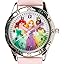 Disney Princess Time Teacher Watch for Kids – Easy Analog Time Learning, Colorful Princess Design, Adjustable Strap